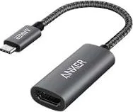 Adaptador USB-C A HDMI Marca Anker Modelo 310 Resolucion 4K 60Hz Compatible Con Thunderbolt 3 A8312HA1-1
