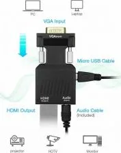 ADAPTADOR VGA A HDMI FULL HD 1080P