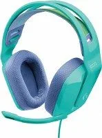 Audifono Alambrico Para Gamers Marca Logitech Modelo G335 Color Menta