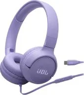 Audifono Alambrico Marca JBL Modelo Tune 520C Diseno De Diadema Con Microfono Conexion USB-C Color Morado