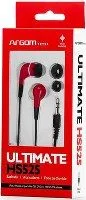 AUDIFONO ARGOM HS-525R IN-EAR ROJO 3.5mm