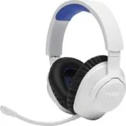 Audifono Bluetooth Gaming Marca JBL Modelo Quantum 360P Para Consola Color Blanco Con Azul