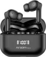 Audifono Bluetooth Marca Argom Modelo Skeipods E86 ARG-HS-5086BK Con ANC Color Negro
