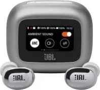 Audifono Bluetooth Marca JBL Modelo Live Buds 3 True Wireless Con Active Noise Cancellation Certificacion IP55 Color Plateado