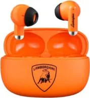 Audifono Bluetooth TWS Marca Lamborghini Modelo Mini Color Naranja