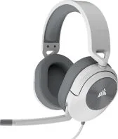 Audifono Para Gamers Marca CORSAIR Modelo HS55 STEREO Multiplataforma Conexion 3.5mm Color Blanco