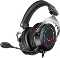 Audifono H3 Fifine 3.5MM Con Microfono RGB Color Negro