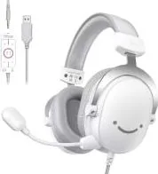Audifono H9W Fifine 3.5MM Con Microfono 7.1 Color Blanco