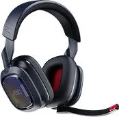 Audifono Inalambrico Para Gamers Marca Logitech Modelo Astro A30 Lightspeed Color Azul con Rojo Para Xbox y PC