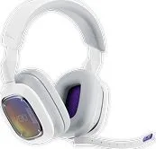 Audifono Inalambrico Para Gamers Marca Logitech Modelo Astro A30 Lightspeed Color Blanco Con Gris Para PlayStation y PC