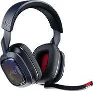 Audifono Inalambrico Para Gamers Marca Logitech Modelo Astro A30 Lightspeed Color Azul con Rojo Para PlayStation y PC