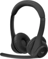 Audifono Inalambrico Modelo Zone 300 Marca Logitech Color Negro Con Cable De Carga USB-C Compatible Con Windows, MacOs, ChromeOs, iOs, ipadOs Y And...