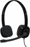 Audifono Marca Logitech Modelo H151 Con Microfono Y Control De Volumen Conexion 3.5mm Color Negro