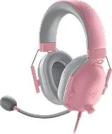 Audifono Marca Razer Modelo BlackShark V2 X Sonido Envolvente 7.1 Conexion 3.5mm Color Rosa Quartz Para eSports