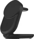 Base De Carga Inalambrica Marca Belkin Modelo UltraCharge WIZ037ttBK 3-in-1 Compacto Doblable Magnetic Charging Dock Con Tecnologia Qi2 Potencia De...