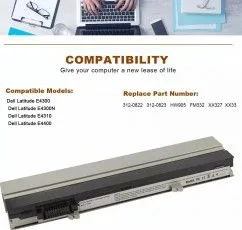 BATERIA DELL E4300 E4310 GENÉRICA