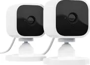BLINK MINI PAQUETE DE 2 CAMARAS SMART PARA INTERIORES INALAMBRICA RESOLUCION 1080P COLOR BLANCO CORRIENTE USB 100-240V 0.15A CON MICROFONO DE DOS VIAS