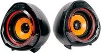 Bocina Argom 1048 5Watts RMS Conexión 3.5MM Color Negro Con Naranja