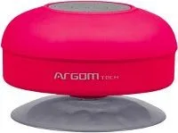 BOCINA ARGOM ARG-SP-2801PK CONEXION BLUETOOTH PROTECCION IPX4 COLOR ROSADO