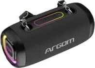 Bocina Bluetooth Marca Argom Modelo ARG-SP-3141BK Proteccion IPX5 Tecnologia TWS Potencia De 28 Watts Color Negro
