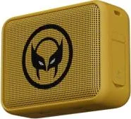 Bocina Bluetooth Marca Klip Xtreme Modelo KBS-025MD-W Potencia De 6 Watts RMS Proteccion IPX7 Edicion Marvel Wolverine Color Amarillo
