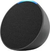 Bocina Echo Pop Smart Conexion Bluetooth Color Gris Oscuro