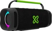 Bocina Marca Klip Xtreme Modelo WaveRider Conexion Bluetooth 5.3 Potencia de salida (RMS) 40 Watts Clasificacion IPX7 Con RGB Y Ranura Para MicroSD...