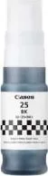 Botella De Tinta Modelo Gi-25 Marca Canon Color Negro De 67ml