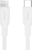 CABLE ARGOM USB-C A LIGHTNING 1.8METROS SILICONE BLANCO ARG-CB-0072WT