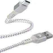 CABLE ARGOM USB-C A USB 2.0 1.8METROS TRENZADO BLANCO ARG-CB-0025WT