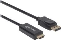 Cable Manhattan 152662 Display Port Macho A HDMI Resolución 1080P 1 Metro