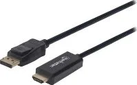 Cable Manhattan 153188 Display Port Macho A HDMI Resolución 1080P 3 Metros