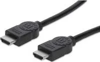 Cable Manhattan 308434 HDMI Alta Velocidad Macho A Macho 15 Metros Color Negro