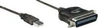 CABLE MANHATTAN 317474 CONVERTIDOR DE USB A PARALELO CEN36  1.8METROS