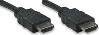 Cable Manhattan 322539 HDMI Alta Velocidad Macho A Macho 10 Metros Color Negro
