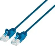 Cable U/UTP Slim Categoria 6 Marca INTELLINET Modelo 742146 Medida de 1 Metro Color Azul
