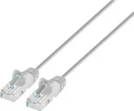 Cable U/UTP Slim Categoria 6 Marca INTELLINET Modelo 751612 Medida de 3 Metros Color Gris