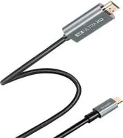 Cable USB-C A HDMI Marca ArgomTech Modelo ARG-CB-0091 Resolucion 4K A 30Hz Longitud De 1.8 Metros Color Negro