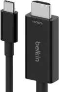 Cable USB-C A HDMI Marca Belkin Modelo AVC012BT2MBK De 2 Metros Resolucion De Hasta 8K A 60Hz