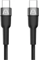Cable USB-C A USB-C Marca ArgomTech Modelo ARG-CB-0073BK De 240 Watts Longitud De 1.8 Metros Color Negro