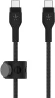 Cable USB-C A USB-C Marca Belkin Modelo BoostCharge Pro Flex CAB011BT3MBK Potencia De Hasta 60 Watts De 3 Metros Color Negro