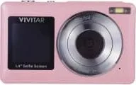 Camara Digital Marca Vivitar Modelo SnapShot Duo Pantalla Para Selfie 56 Megapixeles Y 16X Zoom Color Rosa