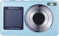 Camara Digital Marca Vivitar Modelo SnapShot Duo Pantalla Para Selfie 56 Megapixeles Y 16X Zoom Color Soft Aqua