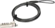 Candado De Seguridad Nano Para Laptop Con Combinacion Marca Manhattan Modelo 440493 De 1.8 Metros Cubierto De PVC