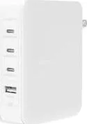Cargador de pared Marca Belkin Modelo Boostcharge Pro WCH014DQWH Potencia De 140 Watts Con 1 Puerto USB-A Y 3 Puertos USB-C Color Blanco