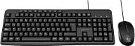 Combo De Teclado Y Mouse Marca Xtech Modelo XTK-302S Cableado En Espanol Conexion USB Color Negro
