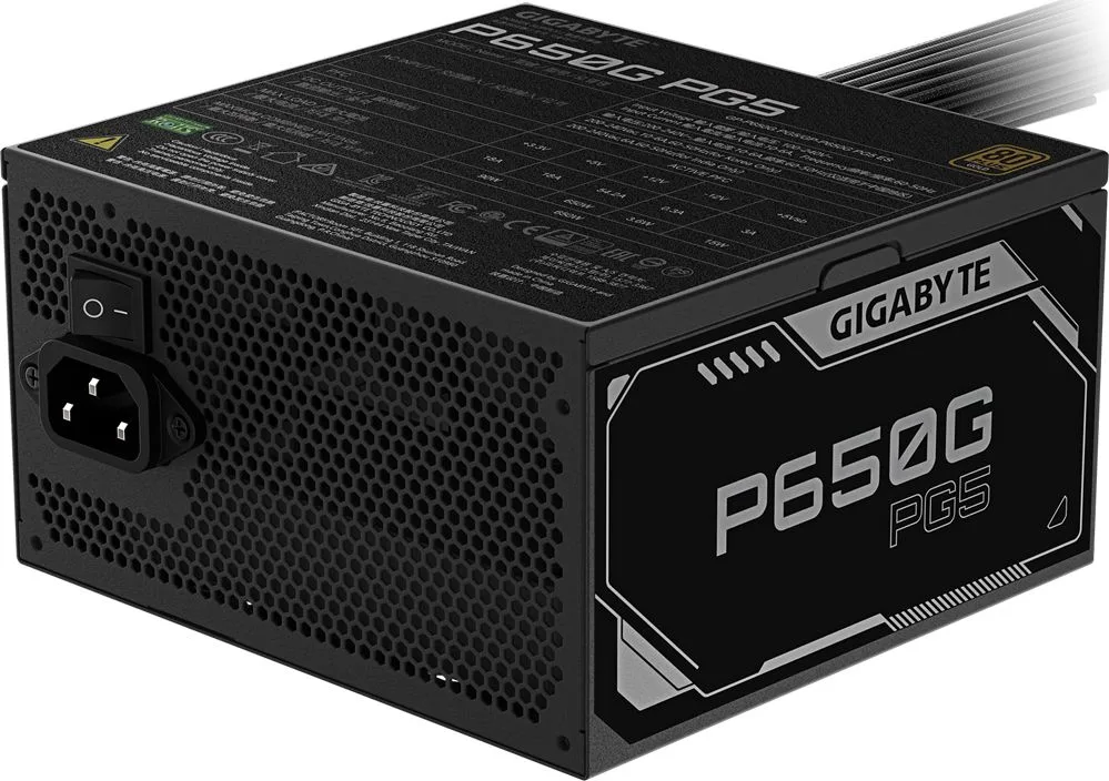 Fuente de poder Gigabyte P650G 80+ Gold