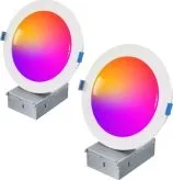 GOVEE ILUMINACION EMPOTRADA PAQUETE DE 2 SMART 4"/11W BLANCO