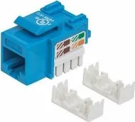 INTELLINET 210546 JACK RJ45 CAT5E KEYSTONE DE IMPACTO AZUL