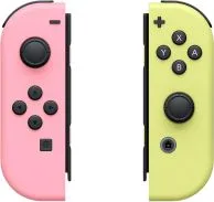 Joy-Con Control Para Nintendo Switch L/R Color Pastel Rosado Y Pastel Amarillo Version JP